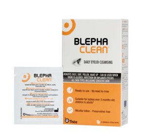 Thea Blephaclean box and contents