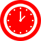 Red clock icon indicating this course has not been started.